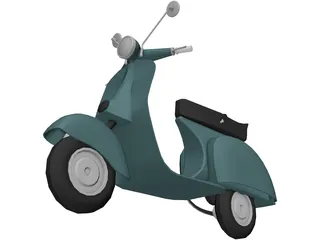 Scooter Vespa 3D Model