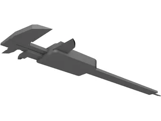 Mitutoyo Digital Caliper 3D Model