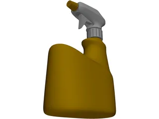 Bottle Spray 3D Model