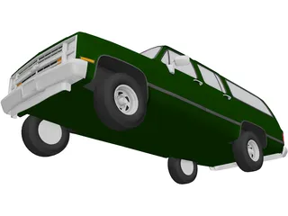 Chevrolet Suburban (1986) 3D Model