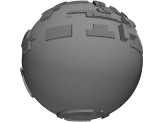 Borg Sphere 3D Model