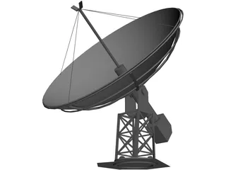 Satellite Dish 3D Model