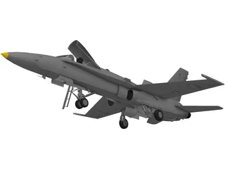 F-18C 3D Model