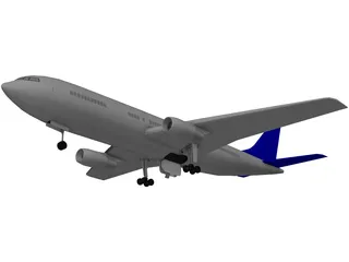 Airbus A300 3D Model