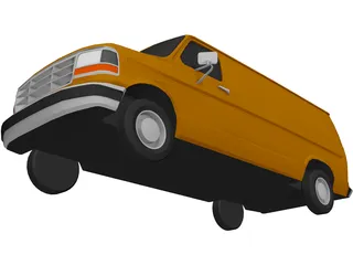 Dodge Van 3D Model