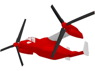 Bell-Boeing V-22 Osprey 3D Model