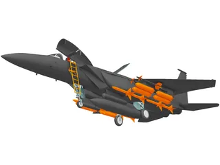 F-15E Strike Eagle 3D Model