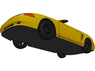 Ford Mustang Convertible (2000) 3D Model