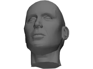 Head Female 3D Model