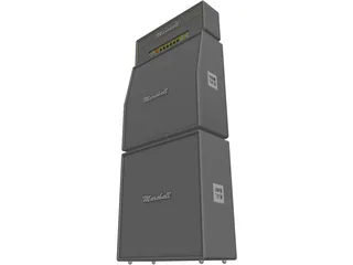 Marshall Stack 3D Model