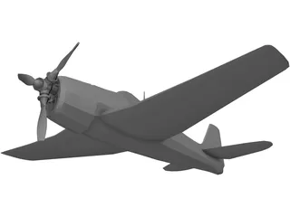 F6F Hellcat 3D Model