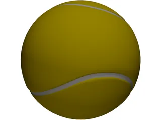 Tennis Ball 3D Model