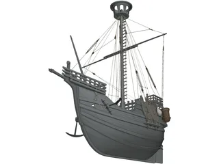 Catalan Ship 3D Model