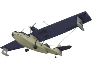 Consolidated PBY-5 Catalina 3D Model