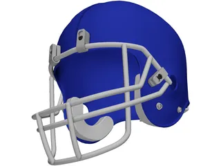 Football Helmet 3D Model