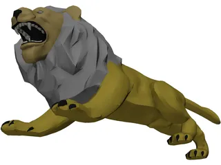 Lion 3D Model