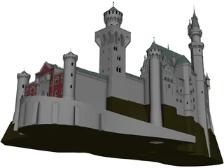 Neuschwanstein 3D Model