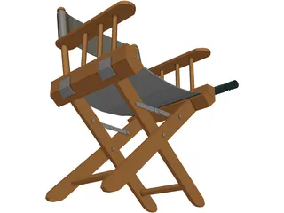 Chair Director 3D Model
