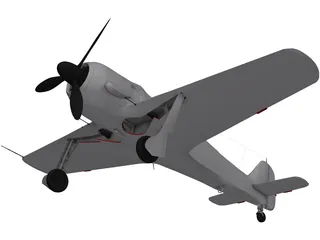 Focke-Wulf Fw 190 A 3D Model