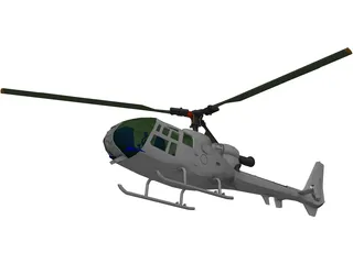 Eurocopter Gazelle 3D Model