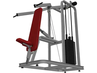 Incline Press 3D Model