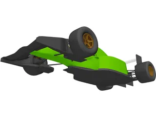 F1 Lotus-Ford 107 3D Model