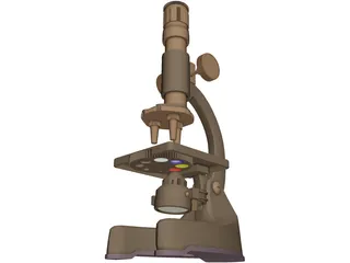 Microscope 3D Model