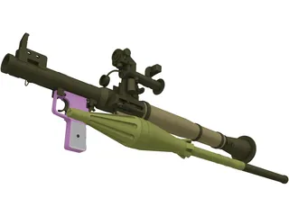 RPG7 3D Model