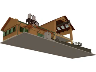 Sawmill 3D Model