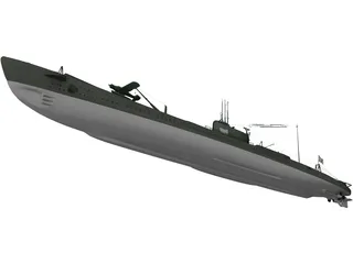 Submarine First Class 3D Model