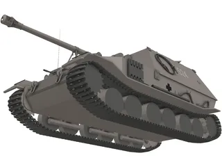 Tiger P Elephant 3D Model