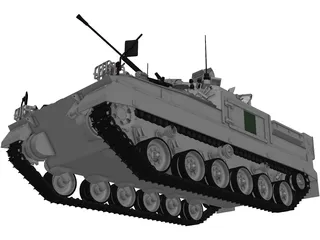 Warrior MCV 3D Model