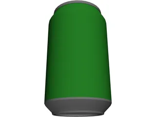 Beer Can 3D Model