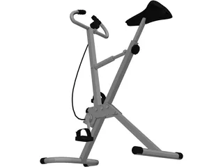 Exercise Cycle 3D Model