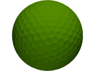 Golf Ball 3D Model