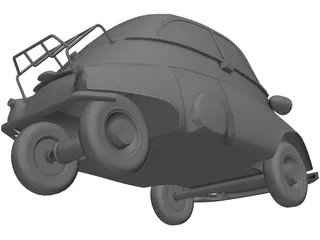 BMW Isetta 250 (1957) 3D Model