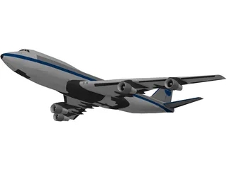 Boeing 747 3D Model