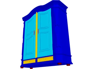 Constanza Armoire 3D Model