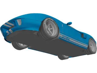 Ford GT40 3D Model