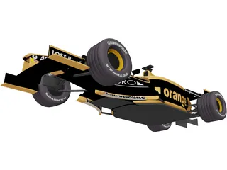 F1 Arrows 2001 3D Model