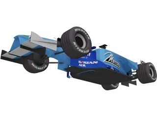 F1 Benetton 2001  3D Model