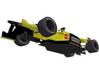 F1 Jordan 2001 3D Model