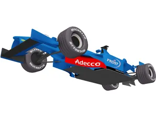F1 Prost 2001  3D Model