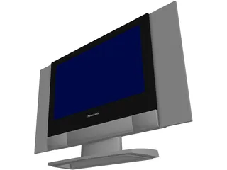 Panasonic Flat TV 3D Model