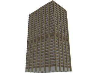 Oxford Street Office Building 3D Model