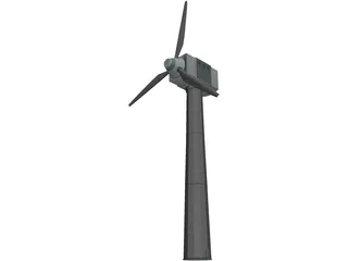 Wind Turbine 3D Model