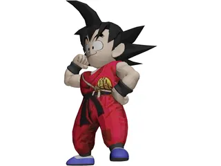 Goku 3D Model