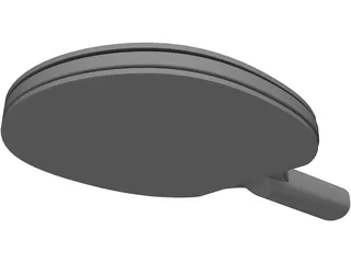 Ping Pong Paddle 3D Model