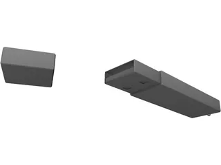 LG USB Drive 3D Model