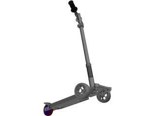 Scooter Skate 3D Model